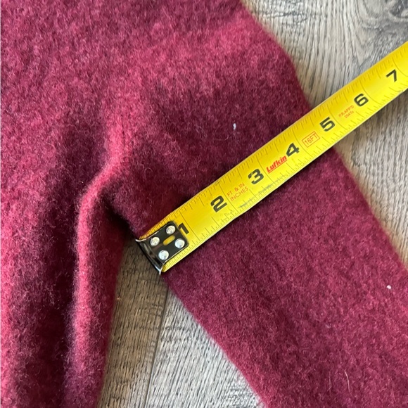 Charter Club luxury Burgundy Cashmere Knit sweater - Picture 7 of 9